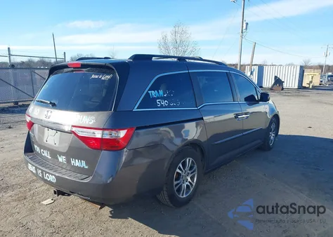 2011 Honda Odyssey Ex-L z USA, uszkodzony, nr VIN 5FNRL5H60BB091313